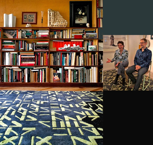 La alfombra ALPHABET diseñada por MONEO BRUCK STUDIO.